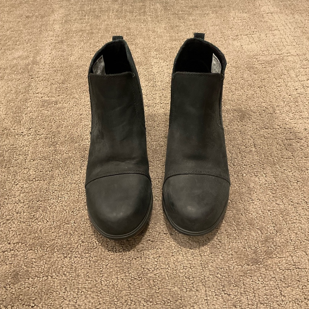 Joan of arc sorel wedge- black Women’s 8